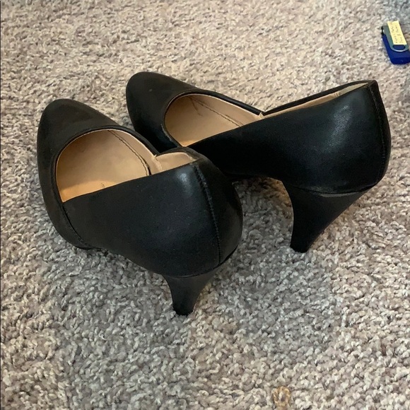 With tags! Forever 21 black work heal slip on - Picture 5 of 5
